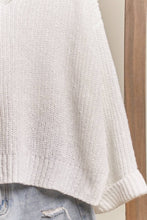 Load image into Gallery viewer, Ripped Neck Loose Fit Sweater