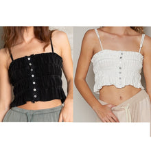 Load image into Gallery viewer, POL Ruched Fun Crop Top
