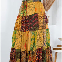 Load image into Gallery viewer, YT Rustic Boho Maxi Skirt