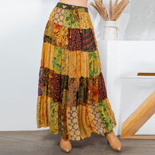 Load image into Gallery viewer, YT Rustic Boho Maxi Skirt