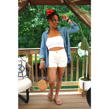 Load image into Gallery viewer, Shaye Button Down Chambray Top