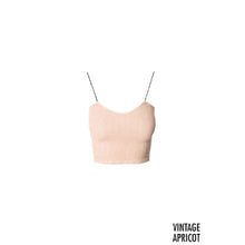 Load image into Gallery viewer, Vintage Apricot Skinny Crop Top