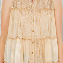 Load image into Gallery viewer, YT Sleeveless Jhabla Top