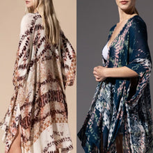 Load image into Gallery viewer, Splash Of Tie-Dye Kimono