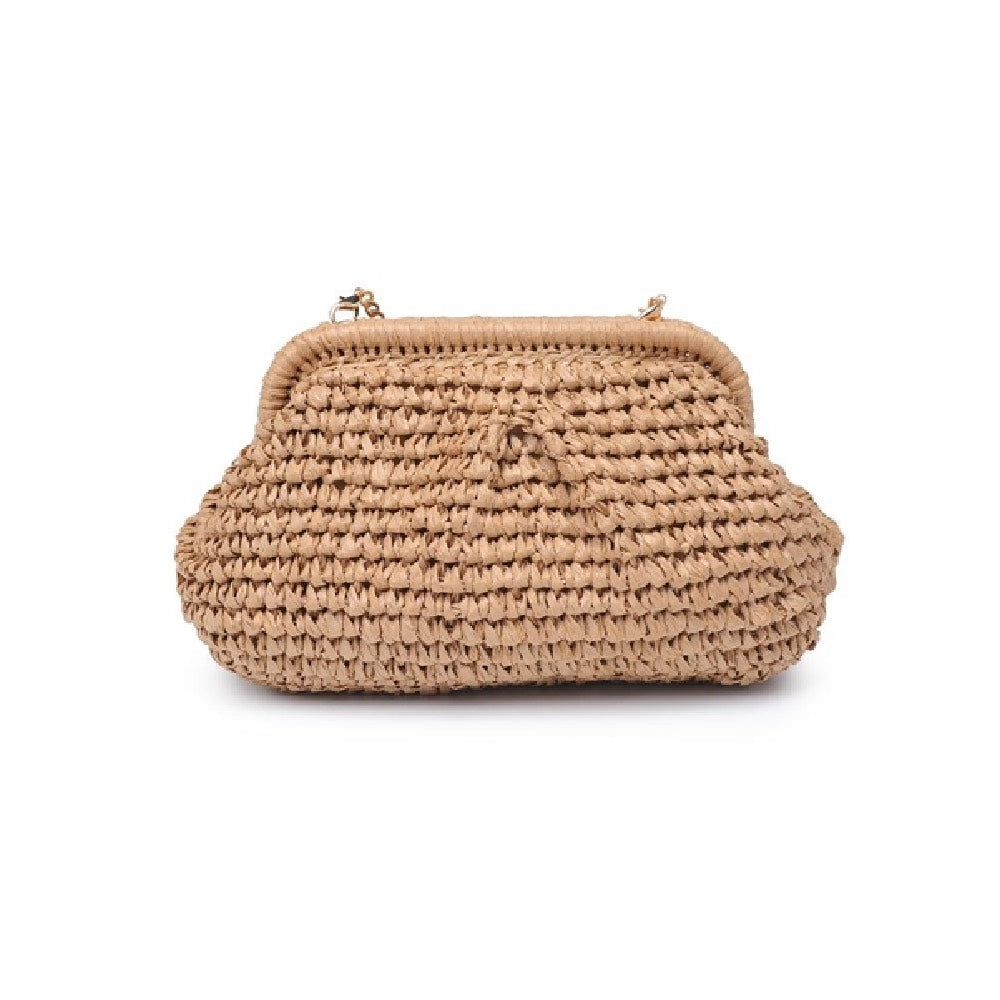 Delfinia Straw Clutch