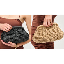 Load image into Gallery viewer, Delfinia Straw Clutch