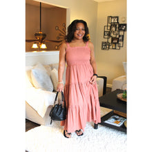 Load image into Gallery viewer, Sunday Cotton Tiered Midi Dress