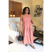 Load image into Gallery viewer, Sunday Cotton Tiered Midi Dress