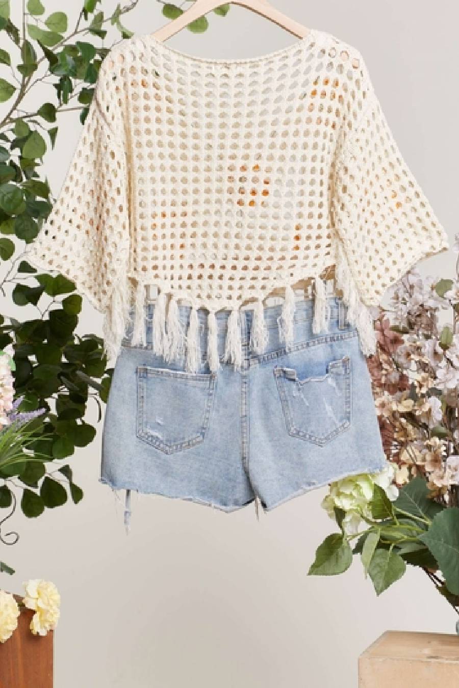 Sunflower Meadow Fringe Top