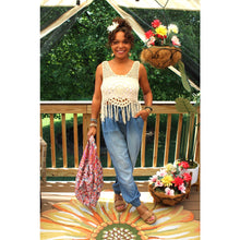 Load image into Gallery viewer, Sunny Serenity Crochet Tank Top
