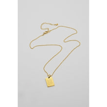 Load image into Gallery viewer, Te Amo More Square Medallion Necklace