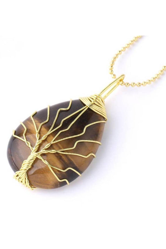 BB Tree of the Tiger Eye Necklace