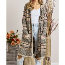 Load image into Gallery viewer, Tribal Hoodie Sweater Cardigan