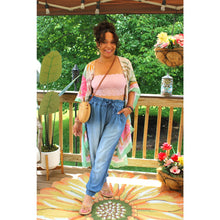 Load image into Gallery viewer, Tropical Leaf Kimono