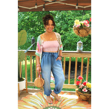 Load image into Gallery viewer, Tropical Leaf Kimono