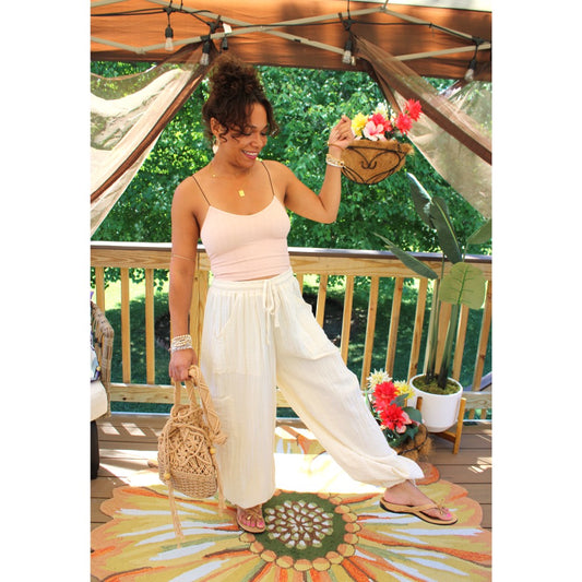 Vintage Apricot Skinny Crop Top