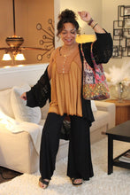 Load image into Gallery viewer, POL Warm Tones Babydoll Top