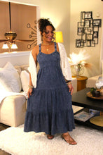 Load image into Gallery viewer, Washed Tencel Tiered Dress