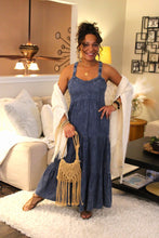 Load image into Gallery viewer, Washed Tencel Tiered Dress
