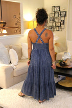 Load image into Gallery viewer, Washed Tencel Tiered Dress