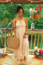 Load image into Gallery viewer, YT Whispers Of Venice Halter Maxi Dress