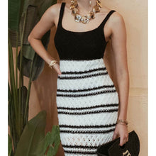 Load image into Gallery viewer, Wrapped In Crochet Knit Midi Dress
