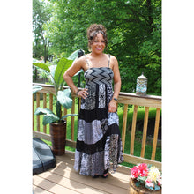 Load image into Gallery viewer, YT Wild thoughts Smocked Maxi Dress