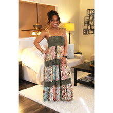 Load image into Gallery viewer, YT Yasmin Tiered Midi Sundress