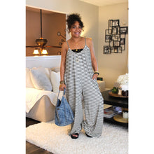 Load image into Gallery viewer, Zuri Striped Knit Jumpsuit