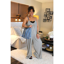 Load image into Gallery viewer, Zuri Striped Knit Jumpsuit