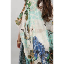 Load image into Gallery viewer, Peacock Roses Kimono