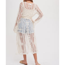 Load image into Gallery viewer, Boho Lace Duster