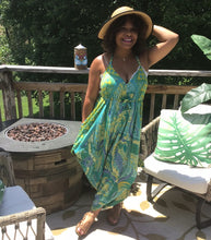 Load image into Gallery viewer, Costa Rica Emerald Convertible Jumpsuit