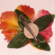 Load image into Gallery viewer, Hot Pink & Orange Hibiscuses