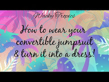 Load and play video in Gallery viewer, Banana Palms Convertible Jumpsuit