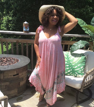 Load image into Gallery viewer, Island Pink Convertible Jumpsuit