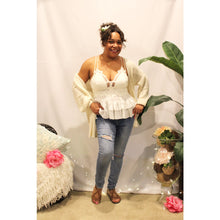 Load image into Gallery viewer, Ruffled Flower Lace Cami