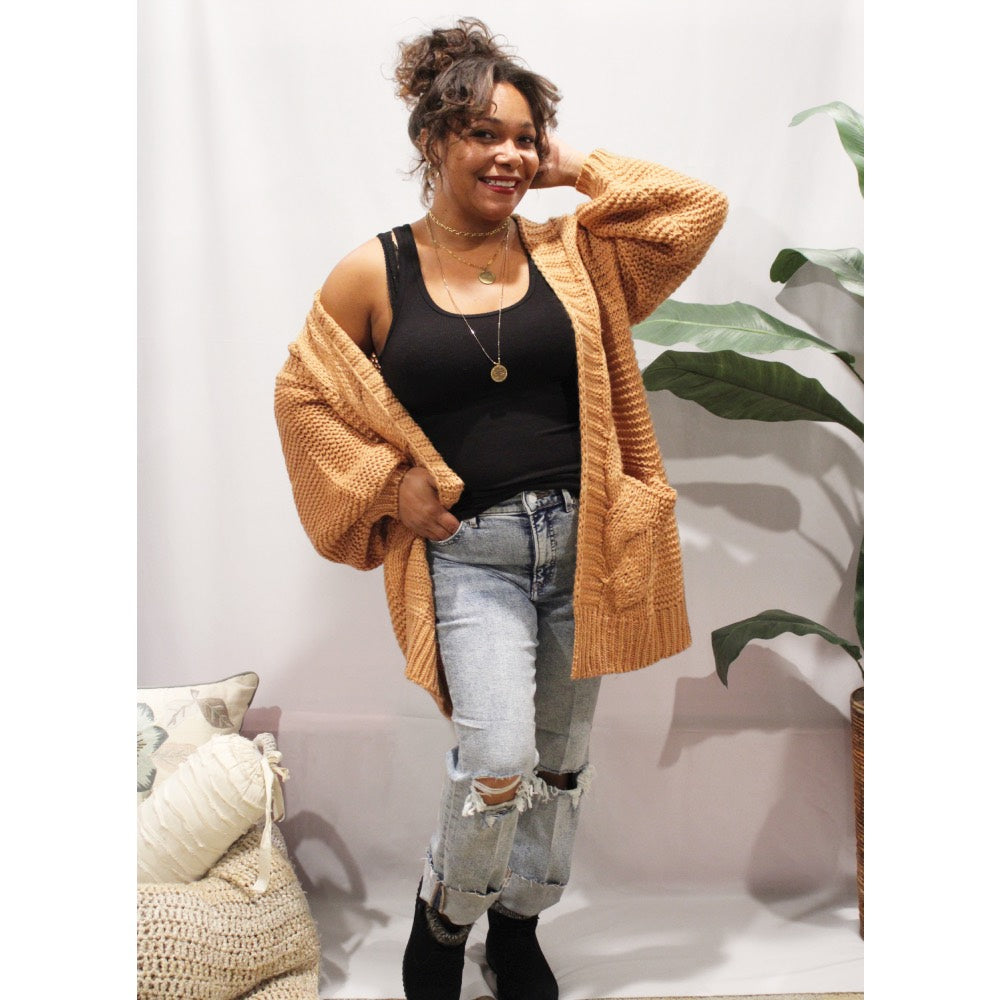 Pumpkin Latte Cardigan