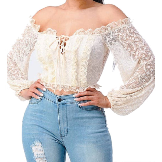 Romantic Lace Crop Top