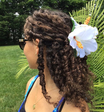 Load image into Gallery viewer, White Gold Hibiscuses