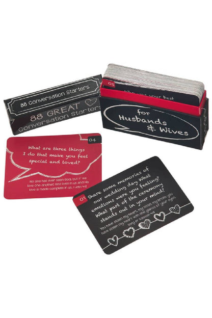 88 Conversation Starters For Mr. & Mrs.