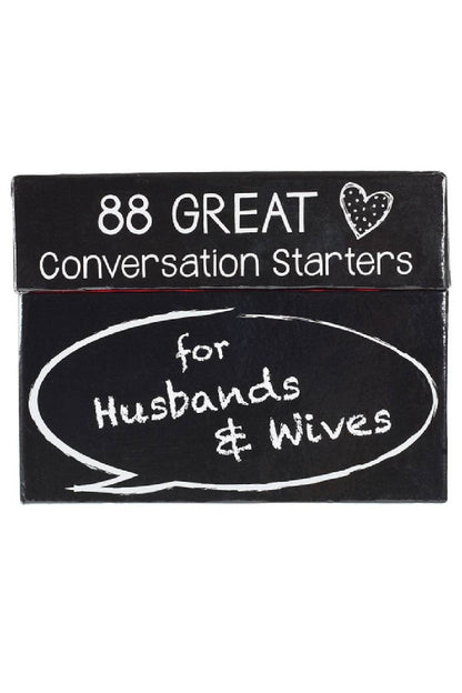 88 Conversation Starters For Mr. & Mrs.