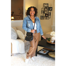 Load image into Gallery viewer, Alice Flowless Hooded Denim Jacket
