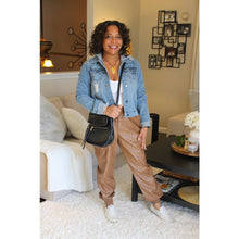 Load image into Gallery viewer, Alice Flowless Hooded Denim Jacket
