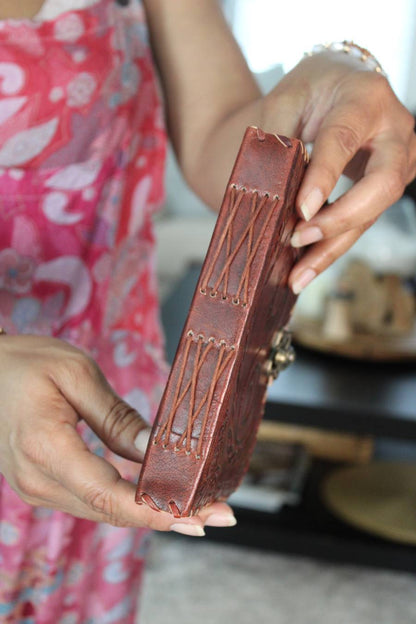 All Things Balanced Yin & Yang Leather Journal