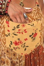 Load image into Gallery viewer, BB Amber Hue Patchwork Overalls
