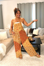 Load image into Gallery viewer, BB Amber Hue Patchwork Overalls
