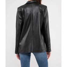 Load image into Gallery viewer, Avery Faux Leather Blazer
