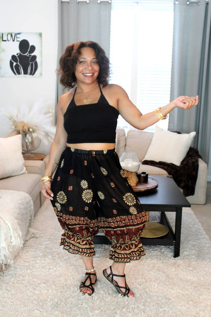 BB Arabian Nights Midi Capri Bloomer Shorts