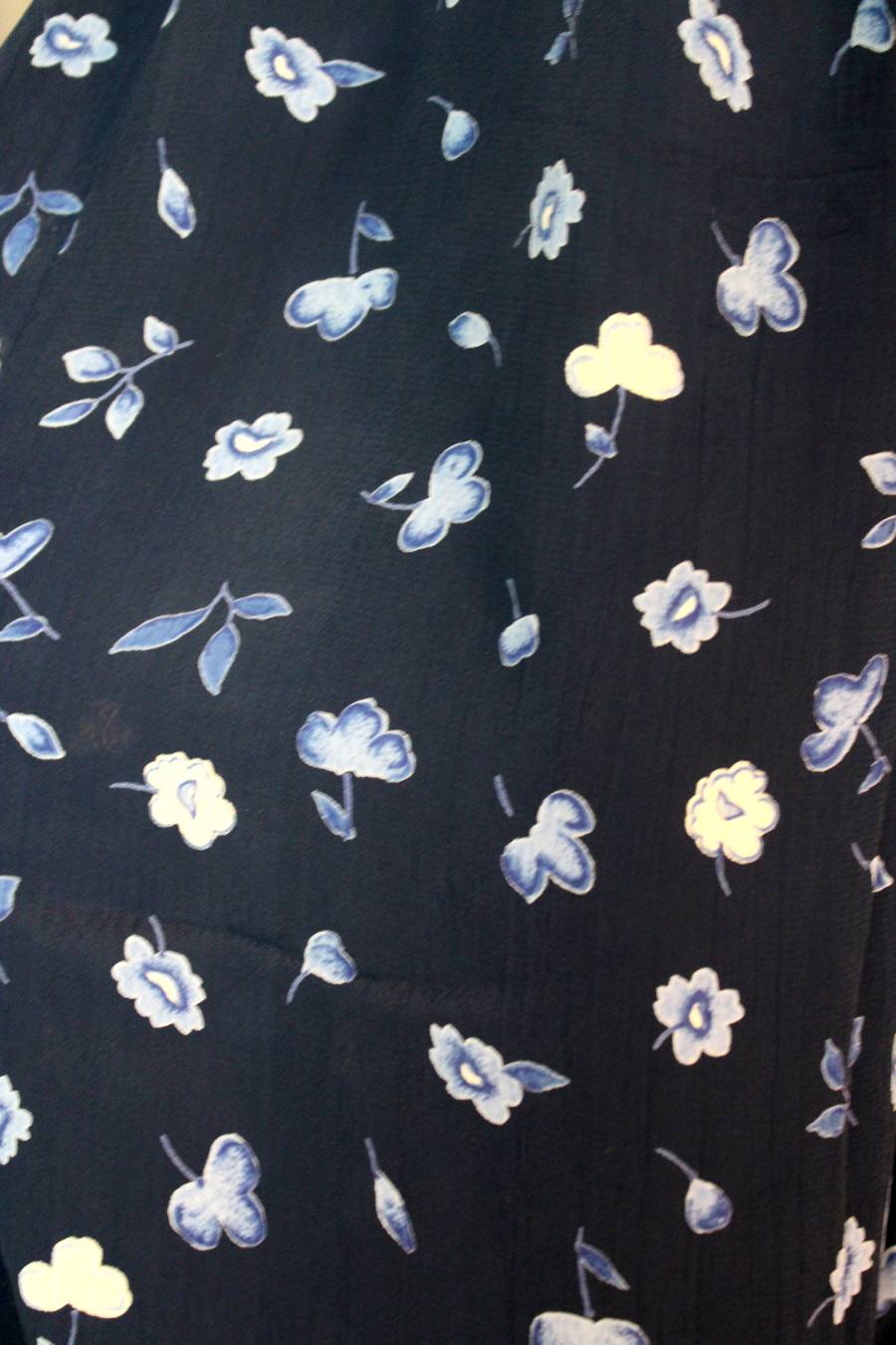 BB Blue Petals Midi Capri Bloomer Shorts